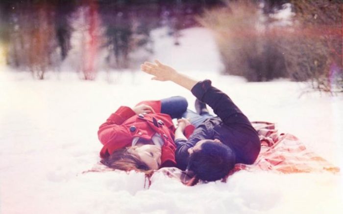 Ljubavne slike u snijegu