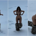 Poznata manekenka se skinula i polugola šetala po snijegu: ‘Ova metoda je super za zdravlje’