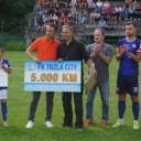 Fudbaleri Tuzla Cityja gostovali u Srebrenici: F.K. Guber uručen ček od 5.000 KM