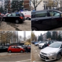 Vozačica u Sarajevu nakon sudara oštetila brojna vozila na parkingu