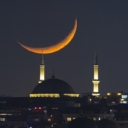 Magični prizori: Polumjesec iznad turske metropole Istanbula