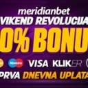 Vikend revolucija: Meridian poklanja 50% bonusa na uplatu!
