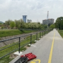 U toku postavljanje zaštitne ograde na relaciji od OŠ “Novi Grad” prema zgradi Glavne pošte