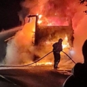 U Par Selu u potpunosti izgorio autobus