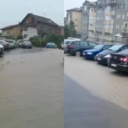 Potoci vode kroz Banja Luku: Grad na Vrbasu pogodilo snažno nevrijeme praćeno ledom