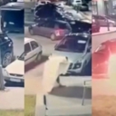 Objavljen snimak: Muškarac se pokrio bijelom plahtom pa zapalio automobil na Palama