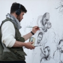 Umjetnik Kasim Tan slikama na ulicama Istanbula ukazuje na patnju Palestinaca u Gazi